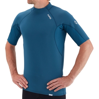 NRS Mens HydroSkin 0.5 Short - Sleeve Shirt front